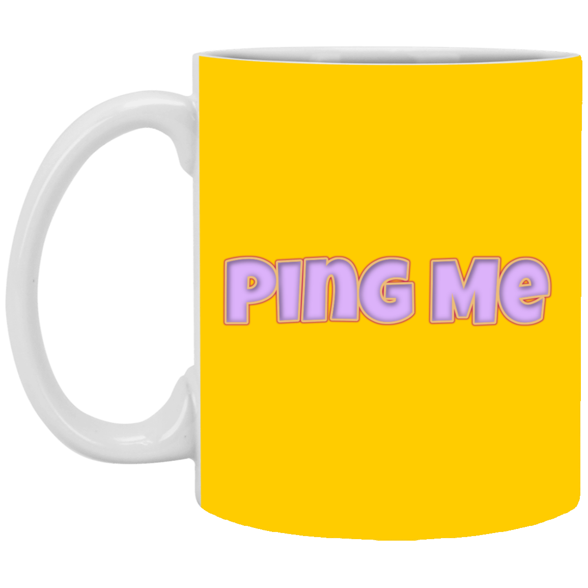 Ping Me11 oz. White Mug