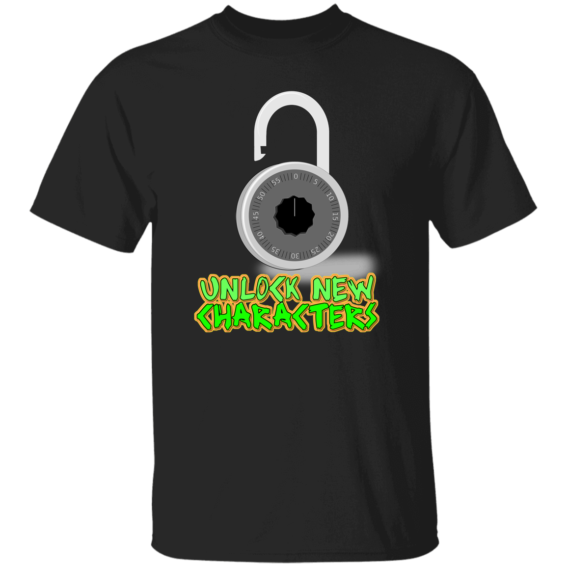 Unlock New Characters 5.3 oz. T-Shirt (chg)