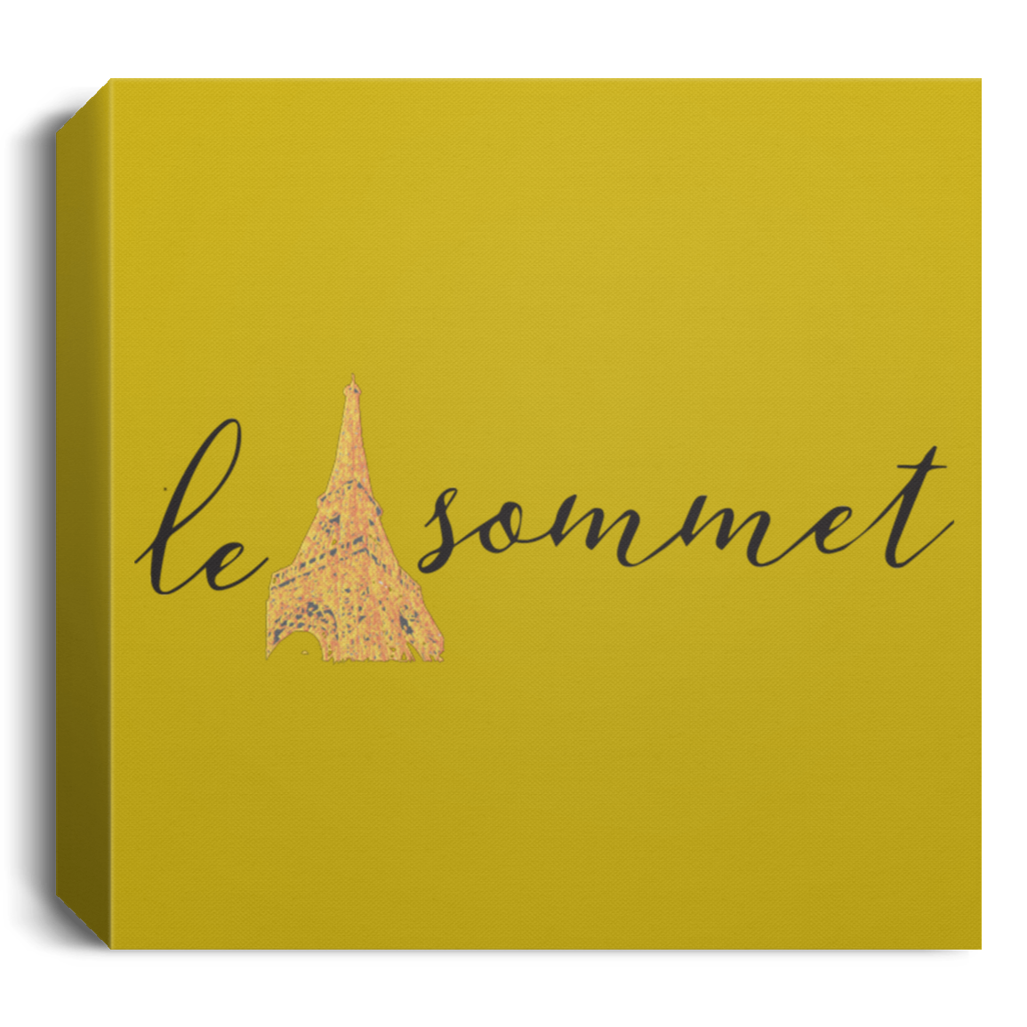 Le Sommet Logo Deluxe Square Canvas 1.5in Frame