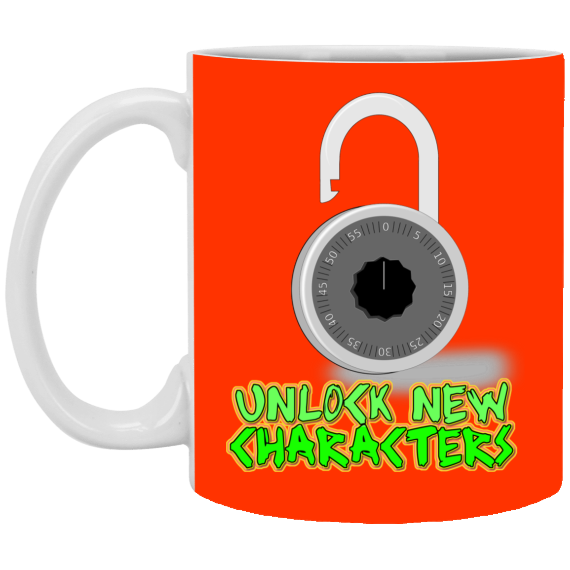 Unlock New Characters 11 oz. White Mug