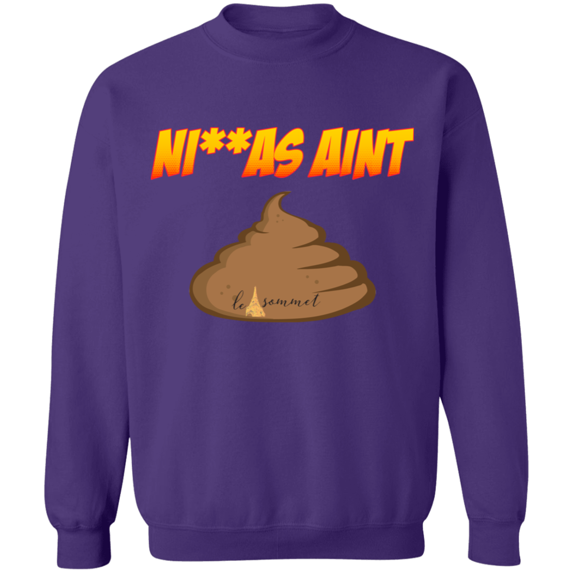 NAS Crewneck Pullover Sweatshirt  8 oz.