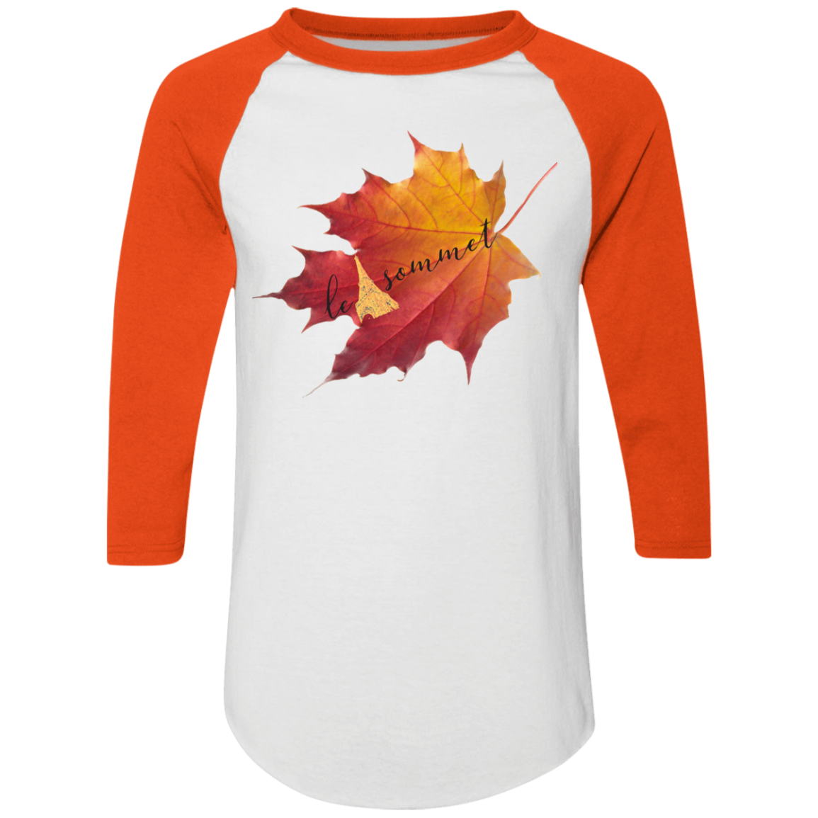 Autumn Logo Leaf  Colorblock Raglan Jersey