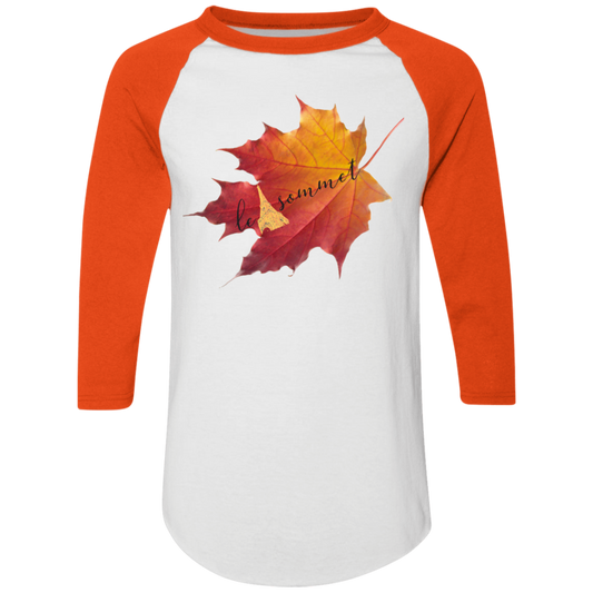 Autumn Logo Leaf  Colorblock Raglan Jersey