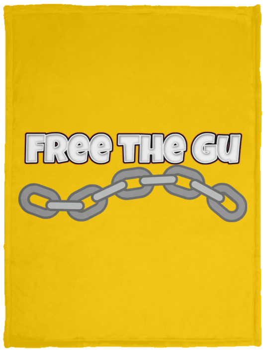 Free the Gu  Plush Fleece Blanket - 30x40 (chg)