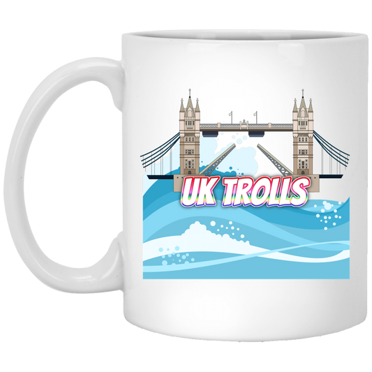 UK Trolls 11 oz. White Mug