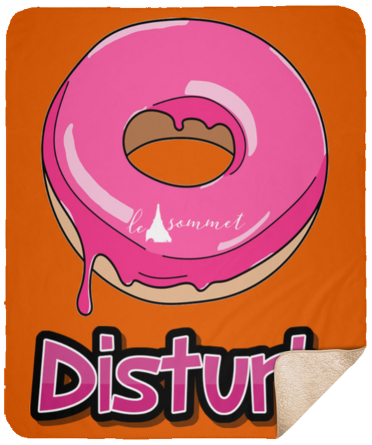 Donut Disturb Sherpa Blanket - 50x60