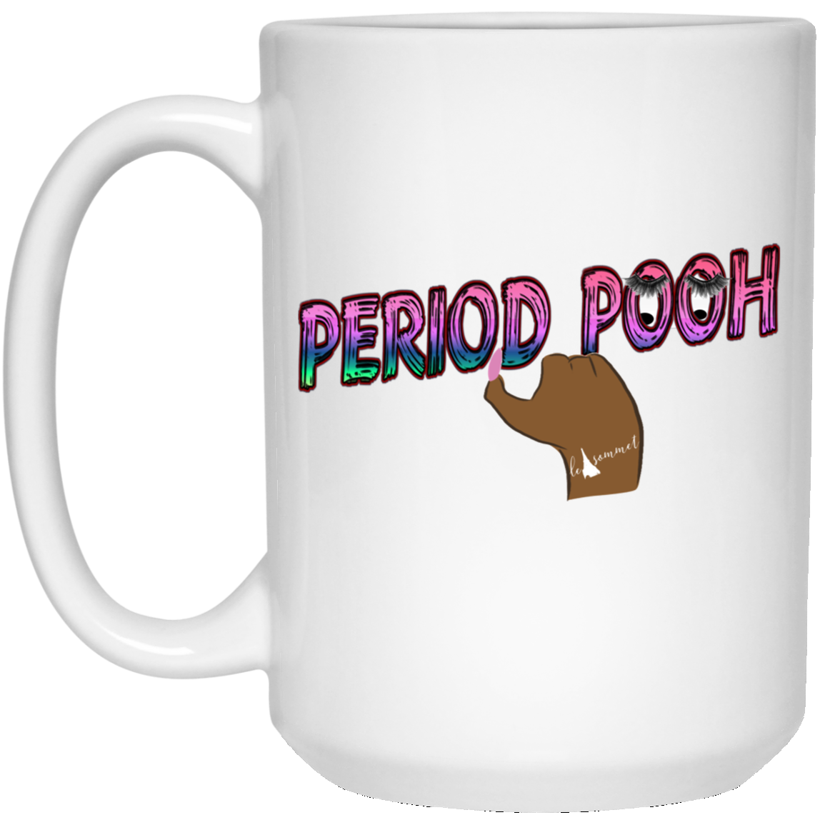 Period Pooh 15 oz. White Mug