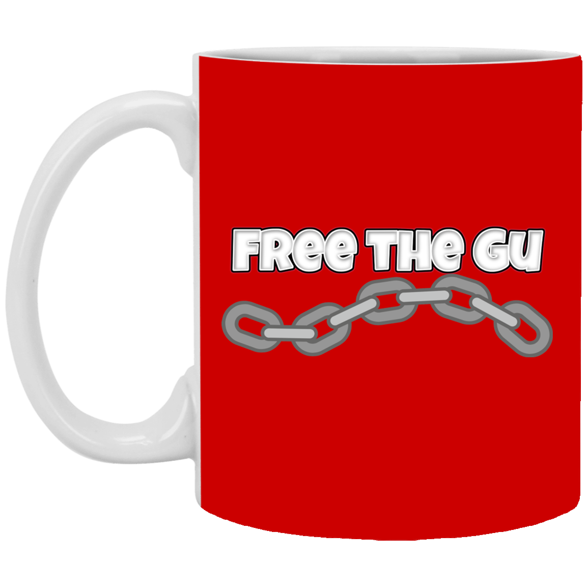 Free the Gu 11 oz. White Mug