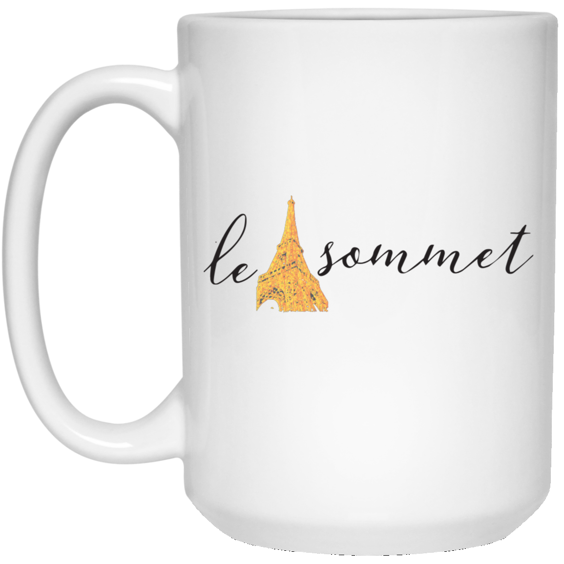 Le Sommet Logo 15 oz. White Mug