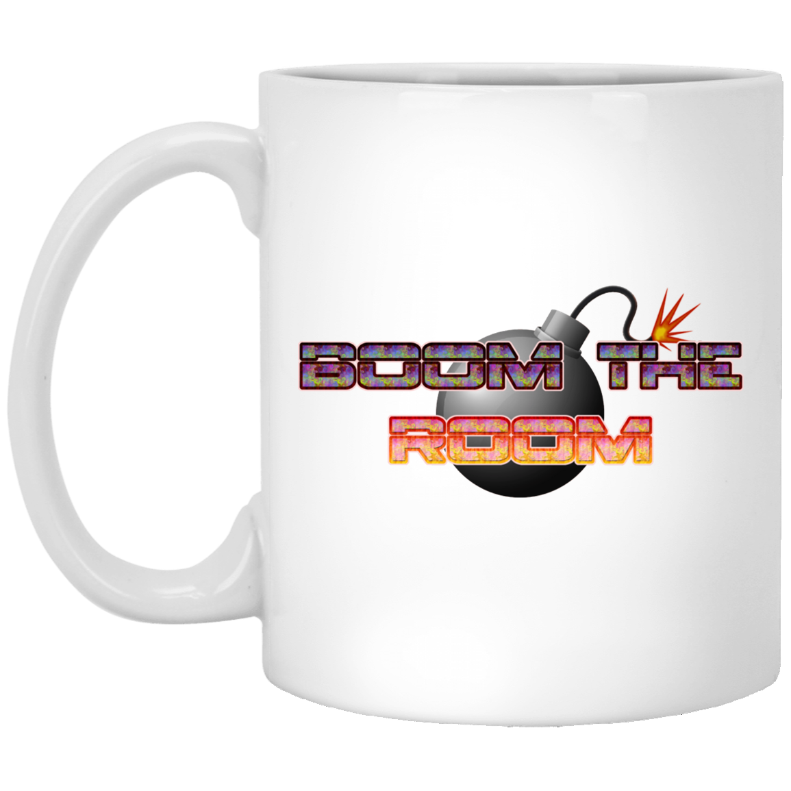 Boom the Room11 oz. White Mug