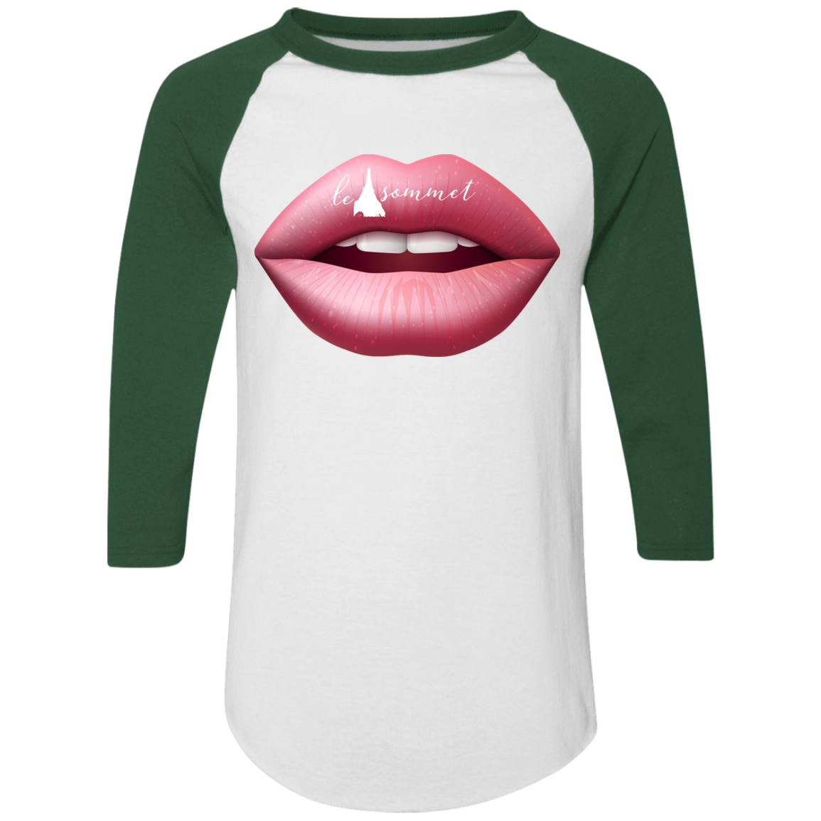 Pinky Lips Colorblock Raglan Jersey