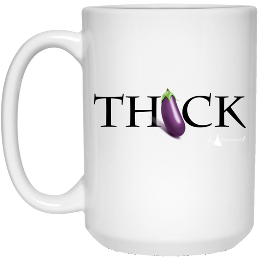 Thick 15 oz. White Mug