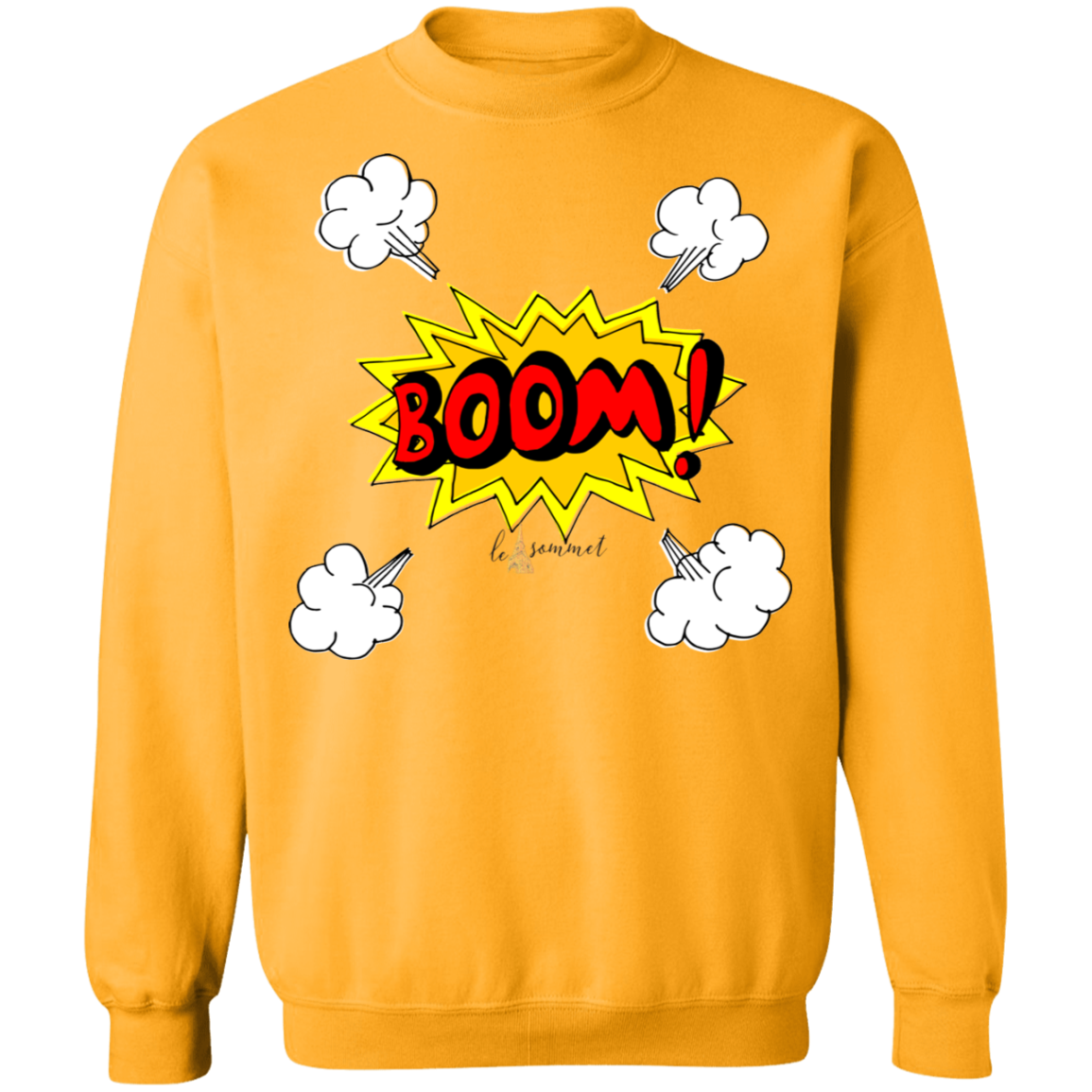 Boom Crewneck Pullover Sweatshirt  8 oz.