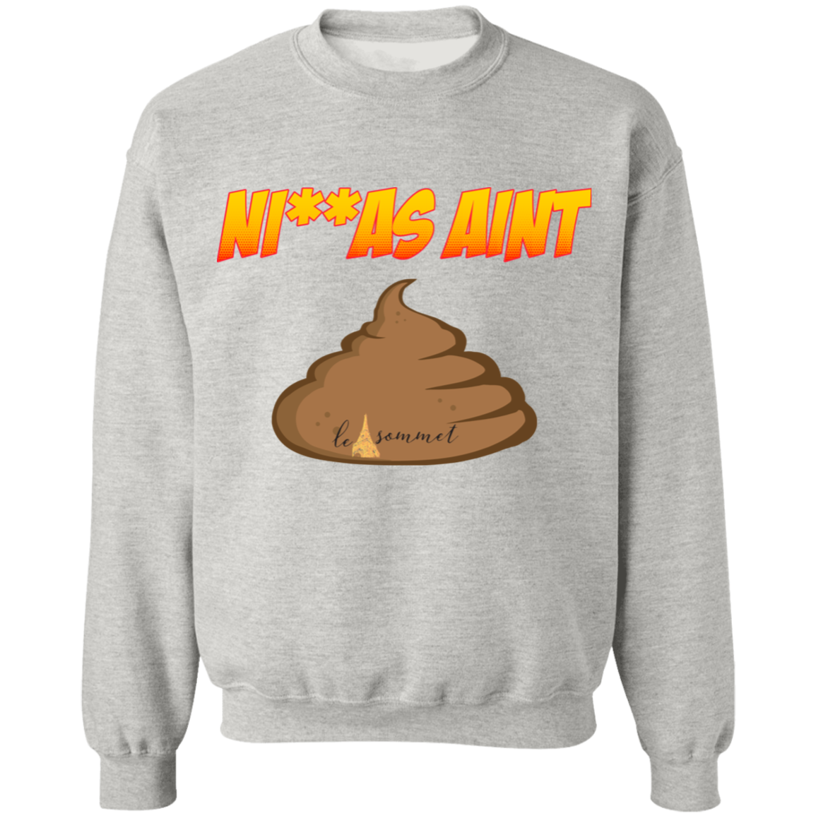 NAS Crewneck Pullover Sweatshirt  8 oz.