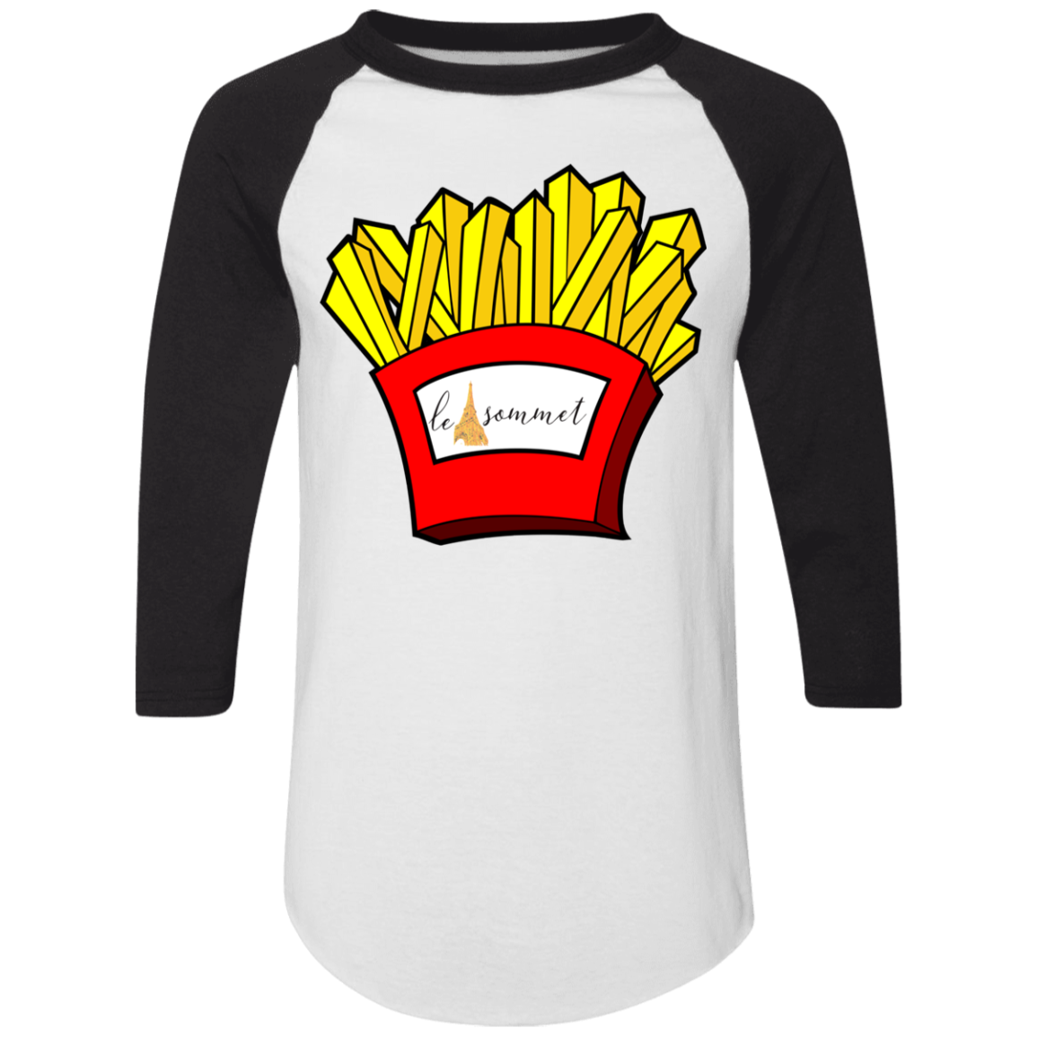 French Fries Colorblock Raglan Jersey