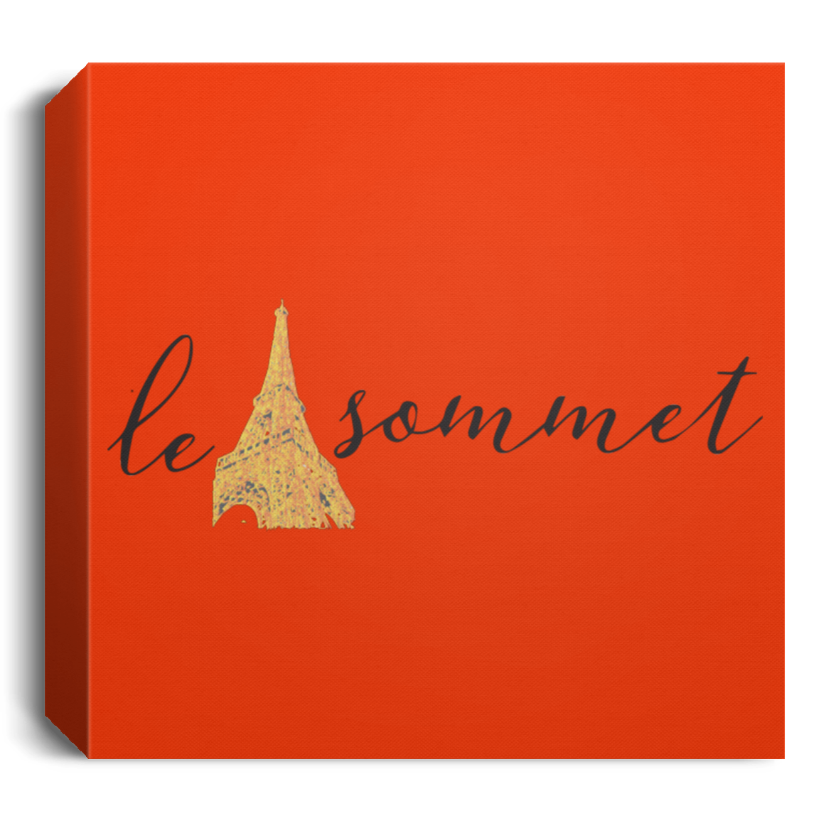 Le Sommet Logo Deluxe Square Canvas 1.5in Frame