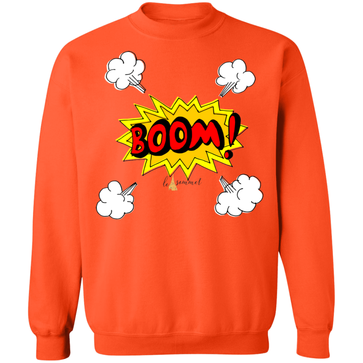 Boom Crewneck Pullover Sweatshirt  8 oz.