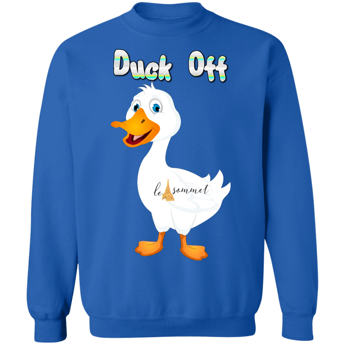 Duck OFf Crewneck Pullover Sweatshirt  8 oz.