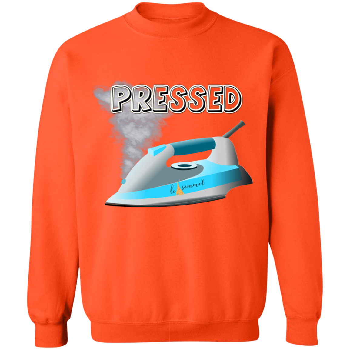 Pressed Crewneck Pullover Sweatshirt  8 oz.