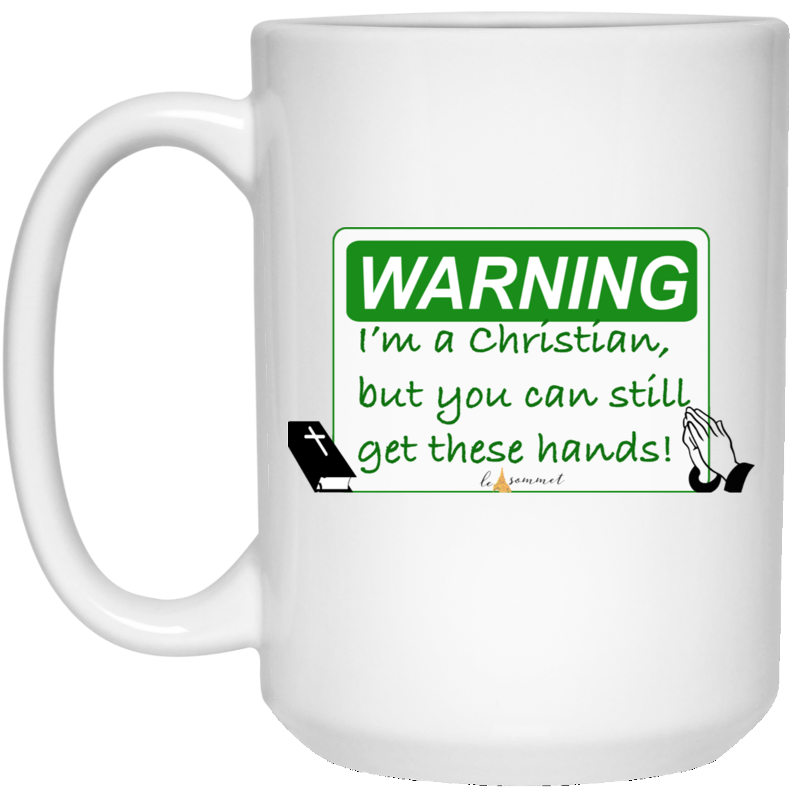 15 oz. White Mug