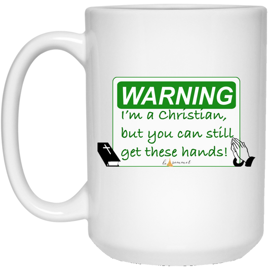 15 oz. White Mug