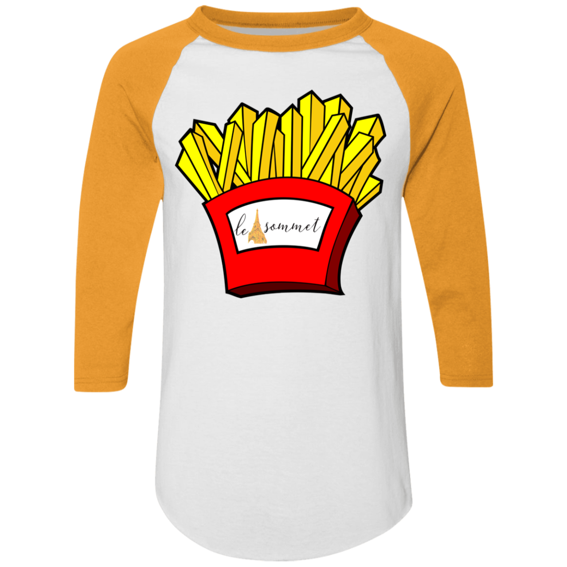 French Fries Colorblock Raglan Jersey