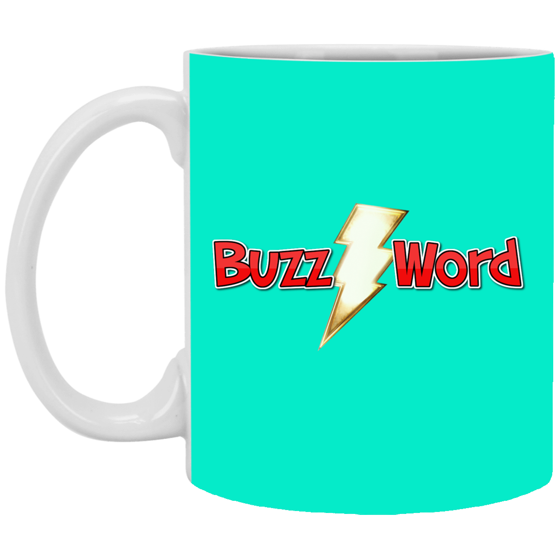 Buzz Word 11 oz. White Mug