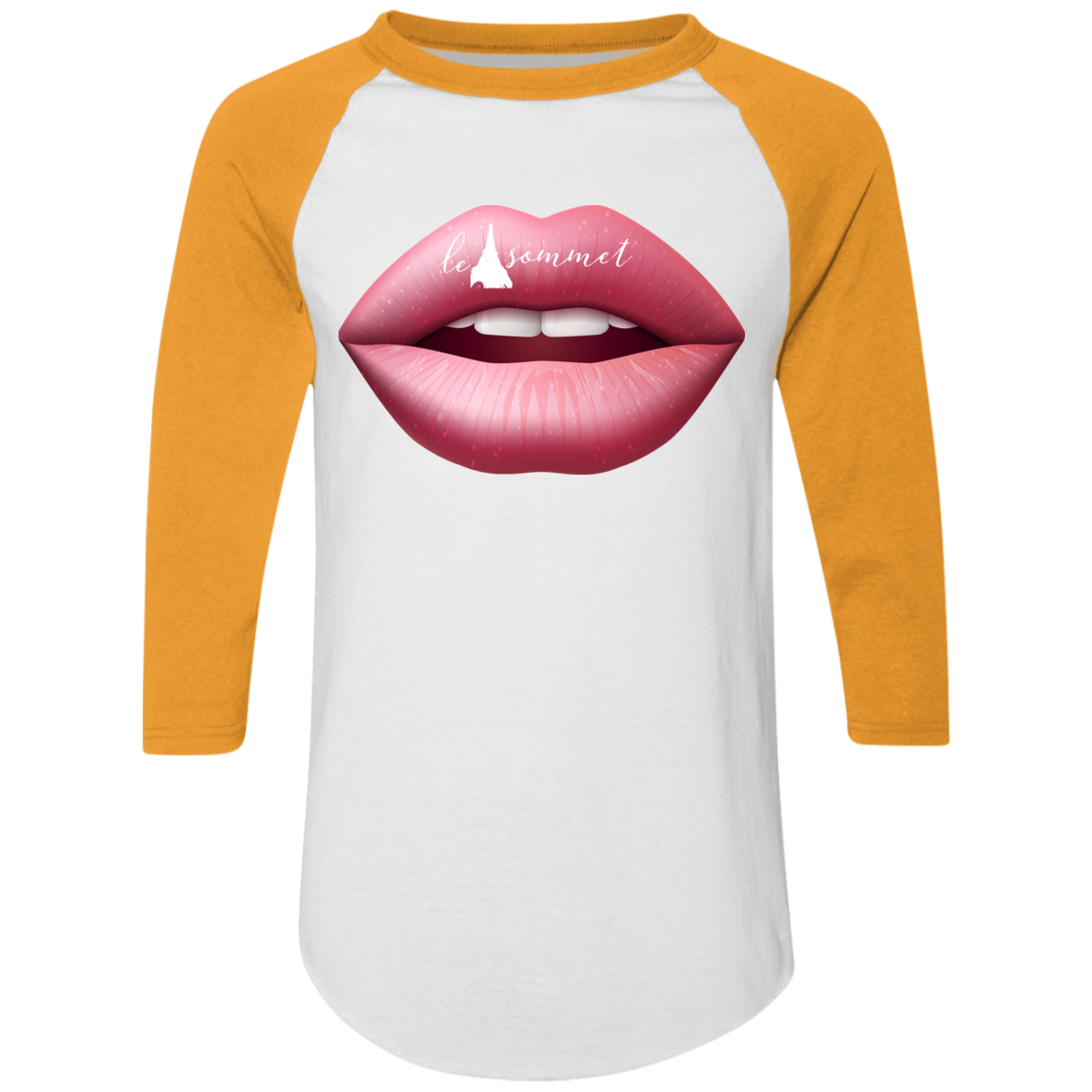 Pinky Lips Colorblock Raglan Jersey