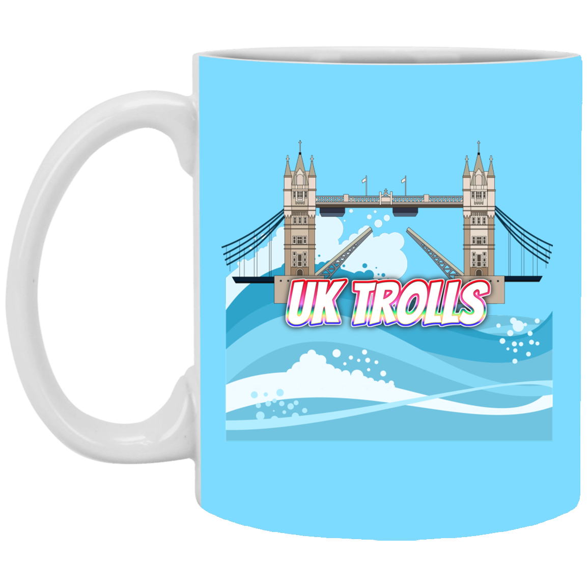 UK Trolls 11 oz. White Mug