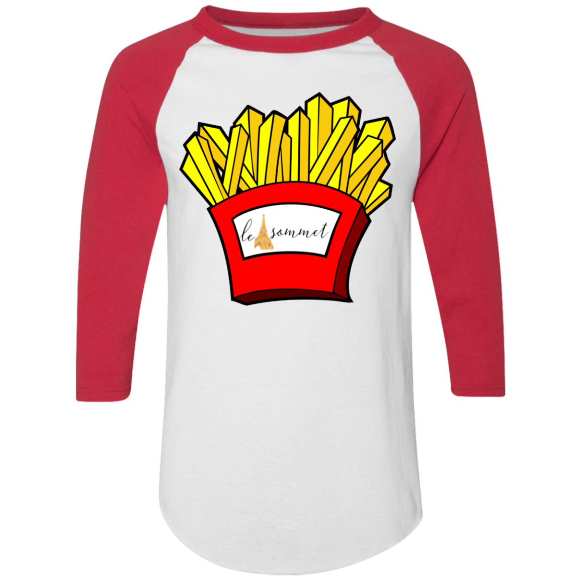 French Fries Colorblock Raglan Jersey