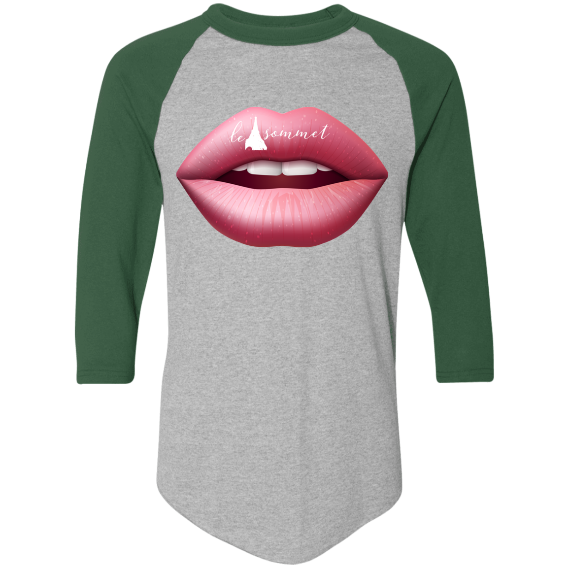 Pinky Lips Colorblock Raglan Jersey