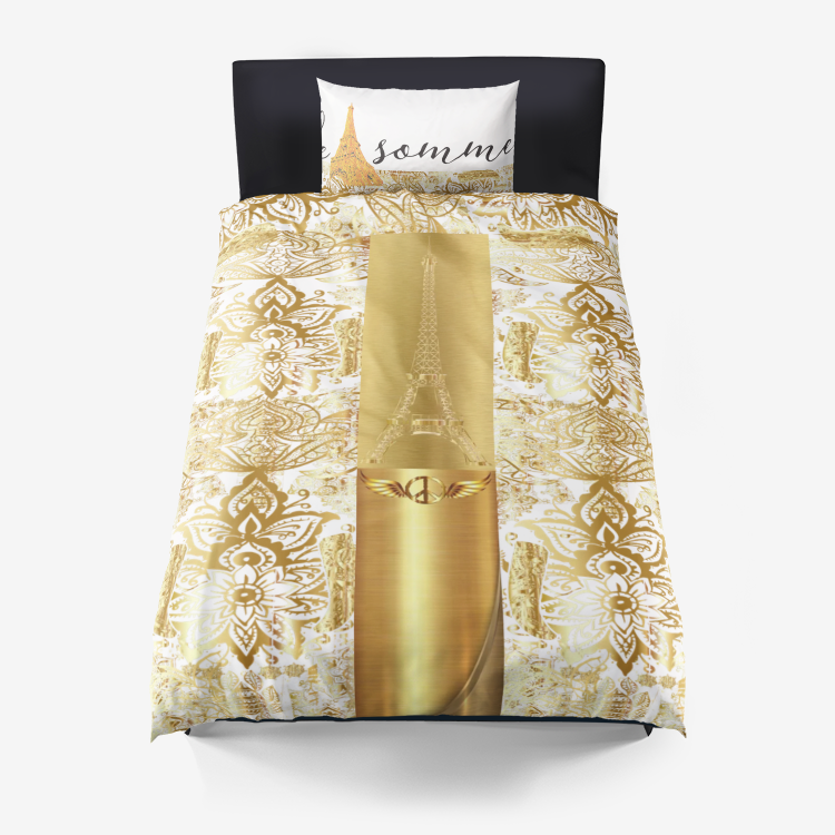 Le Sommet "Gold Grand Royal" Microfiber Duvet Cover