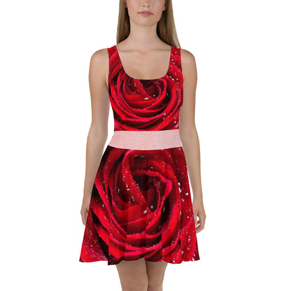 Le Sommet "Rose" Skater Dress